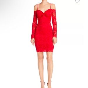Guess - Gabbie Cold Shoulder Lace Dress